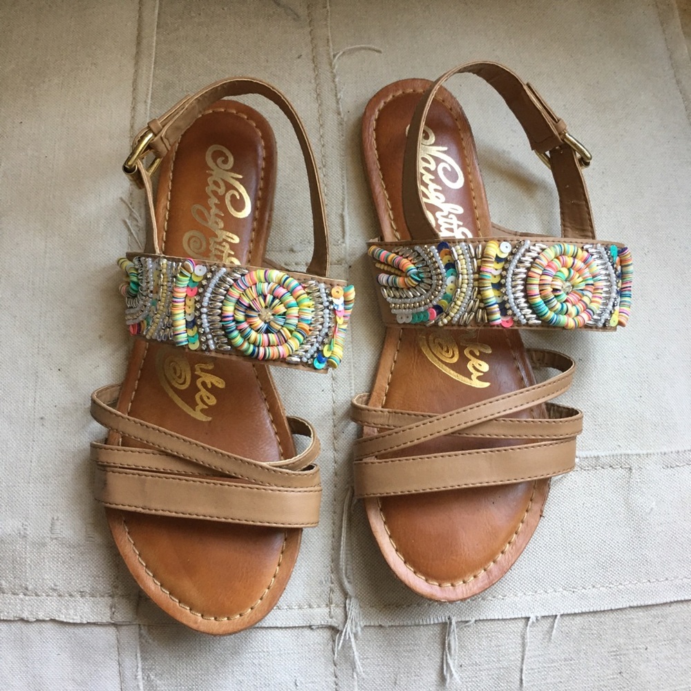 Naughty Monkey 🐒 beaded sandals